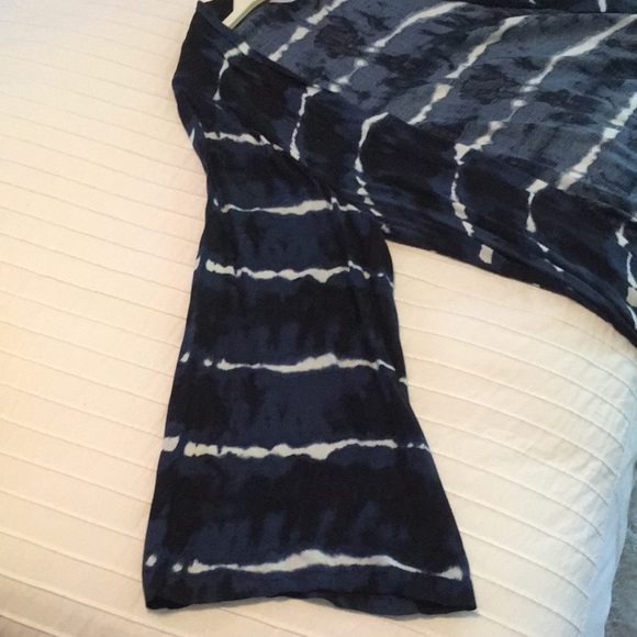 Xhilaration blue tie dye kimono cardigan - Picture 5 of 8